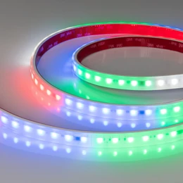 Фото #1 товара Светодиодная лента герметичная DMX-PS-B70-14mm 24V RGBW-White-PX7 (17 W/m, IP67, 5060, 5m) (Arlight, CRI>90)