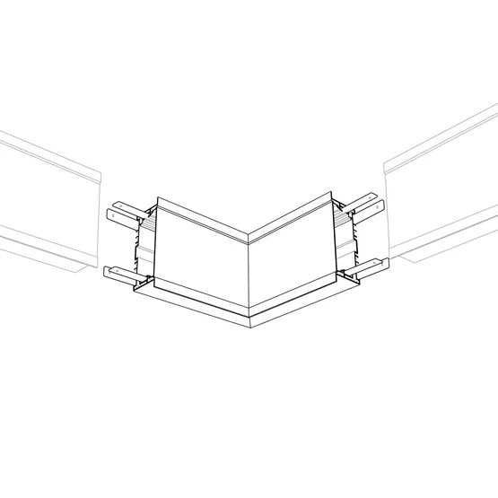 Фото #2 товара Угол S2-LINIA94-F-L90N внутренний (Arlight, Металл)