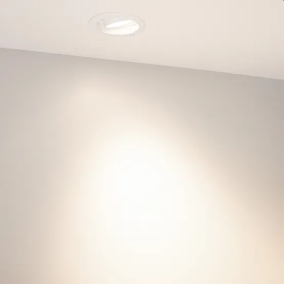 Фото #6 товара Светильник MS-VORTEX-BUILT-R90-12W Day4000 (WH-WH, 40 deg, 230V) (Arlight, IP20 Металл, 5 лет)