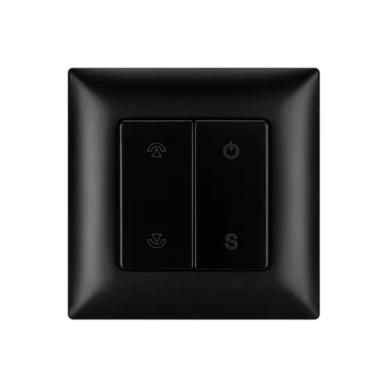 Фото #3 товара INTELLIGENT ARLIGHT Кнопочная панель SMART-RF-801-22-1G-DIM-SUF Black (3V, 2.4G) (IARL, IP20 Пластик, 5 лет)