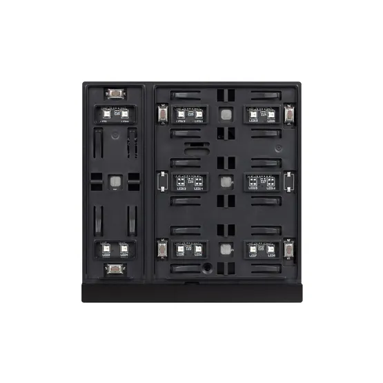 Фото #2 товара INTELLIGENT ARLIGHT Механизм панели KNX-303-22-IN Black (Bus) (IARL, IP20 Пластик, 2 года)