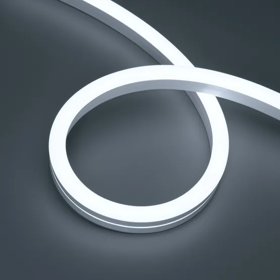 Фото #1 товара Светодиодная лента герметичная HALO-SIDE-A160-15x25mm 24V White6000 (10 W/m, IP67, 5m, wire x1) (Arlight, Вывод боковой, 3 года)
