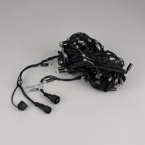 Фото #4 товара Светодиодная гирлянда ARD-STRING-CLASSIC-10000-BLACK-100LED-LIVE RGB (230V, 7W) (Ardecoled, IP65)