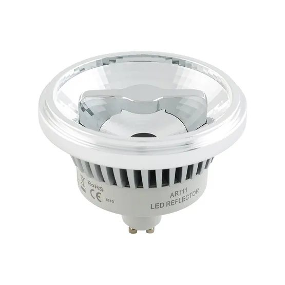 Фото #1 товара Лампа AR111-FORT-GU10-15W-DIM Warm3000 (Reflector, 24 deg, 230V) (Arlight, Металл)