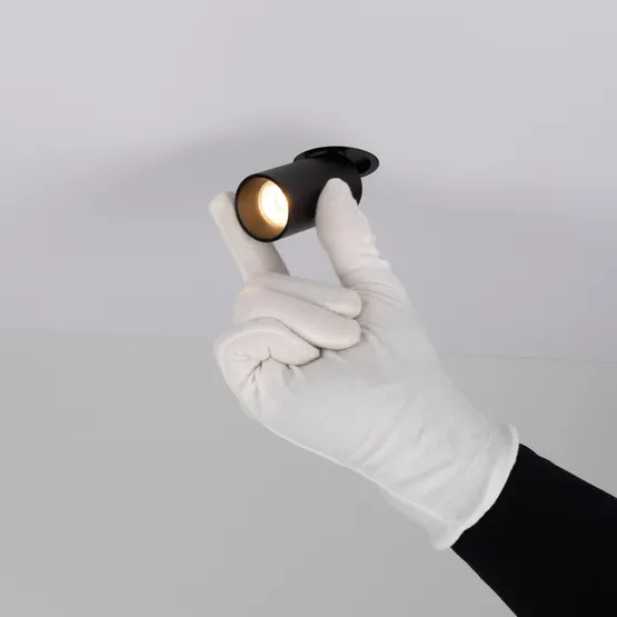 Фото #4 товара Светильник SP-NUANCE-TRIMLESS-PULL-R35-7W Day4000 (BK, 36 deg, 230V) (Arlight, IP40 Металл, 5 лет)