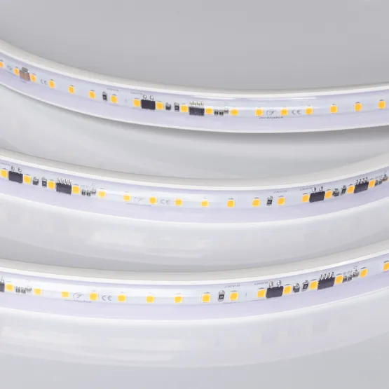 Фото #2 товара Светодиодная лента герметичная ARL-PV-A120-15mm 230V Warm2700 (15 W/m, IP65, 10m) (Arlight, -)