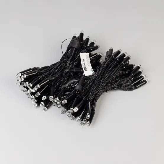 Фото #2 товара Светодиодная гирлянда ARD-STRING-CLASSIC-15000-BLACK-100LED-LIVE RGB-SPI (12V, 53W) (Ardecoled, IP65)