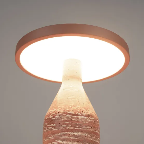 Фото #4 товара Светильник SP-CROOD-TAB-R22.5x24-7W Warm3200-MIX (RD-BRG, 140 deg, 230V) (Arlight, IP20, Травертин, 5 лет)