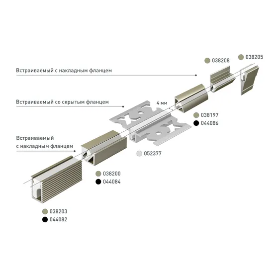 Фото #8 товара Профиль SL-KANT-H11-2000 ANOD OLIVE GREY (Arlight, Алюминий)