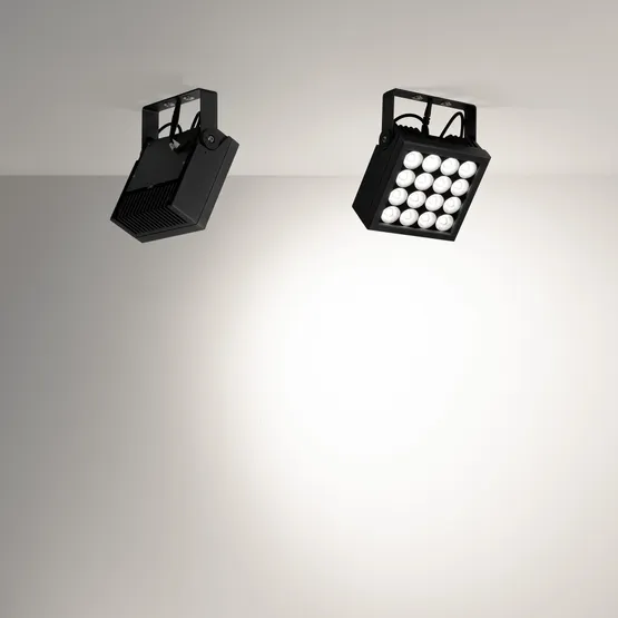 Фото #3 товара Прожектор KT-BLOCK-S220x220-50W RGBW-Day (Графит, 60 deg, 24V, DMX512) (Arlight, IP66 Металл, 3 года)