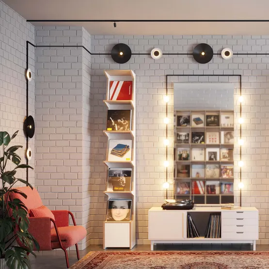 Фото #2 товара Светильник MAG-MICROCOSM-SFERO-R80-7W Day4000 (BK, 230 deg, 24V) (Arlight, IP20 Металл, 5 лет)