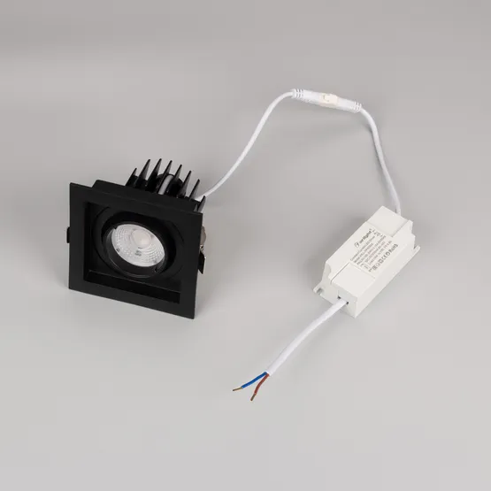 Фото #6 товара Светильник MS-VORTEX-BUILT-S90x90-12W Day4000 (BK-BK, 40 deg, 230V) (Arlight, IP20 Металл, 5 лет)