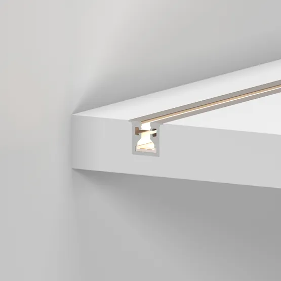 Фото #4 товара Профиль с экраном SL-MINI-3-H10-F12-2000 CHAMPAGNE GOLD (Arlight, Алюминий+пластик)