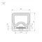 Минифото #2 товара Силиконовый профиль WPH-FLEX-2020-TOP-S13-10m WHITE (Arlight, Силикон)